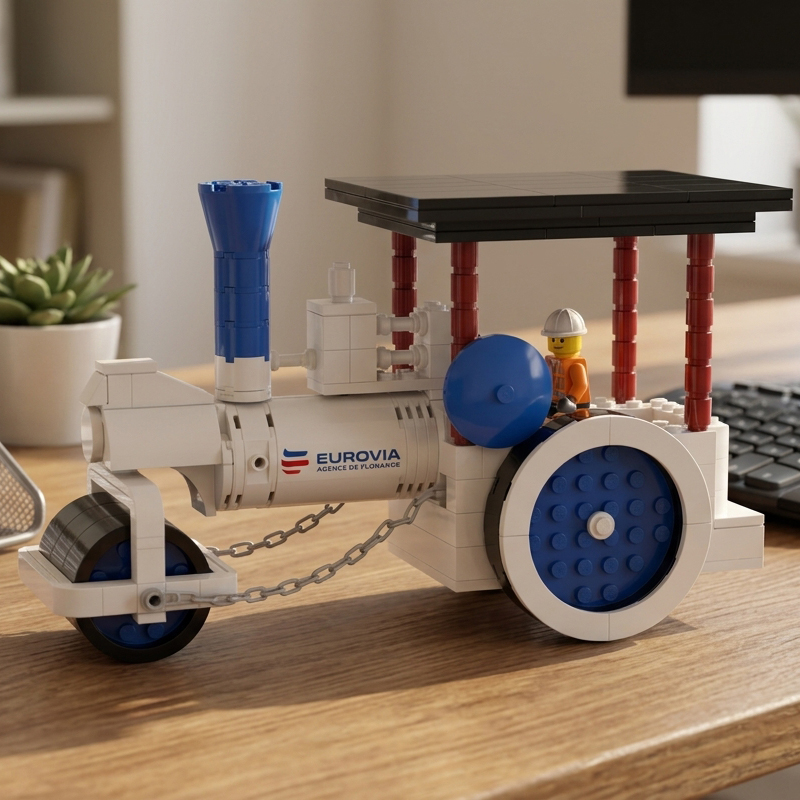 Packaging premium pour une création en briques Lego® compatibles sur-mesure