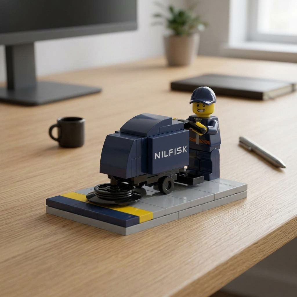 Détail d'assemblage d'une création en briques Lego® compatibles personnalisée